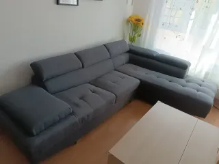 Sofá Chaiselongue Azul