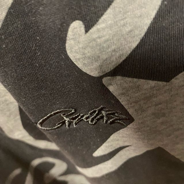 Camiseta Corteiz Negra Estampada