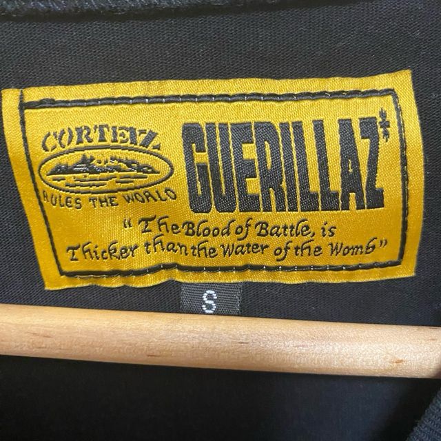 Camiseta Corteiz Negra Estampada