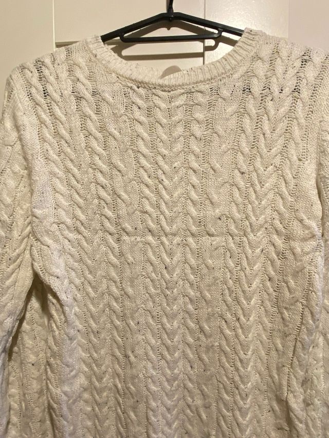 Vestido de punto blanco