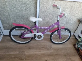Bicicleta infantil 20" rosa y morada