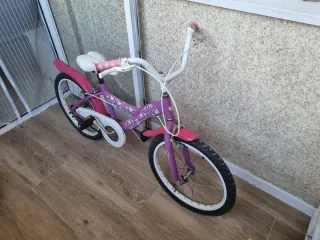 Bicicleta infantil 20" rosa y morada