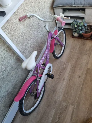 Bicicleta infantil 20" rosa y morada