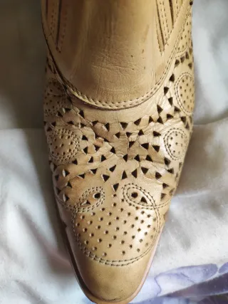 Zapatos Canterbury Talla 36.5 Beige