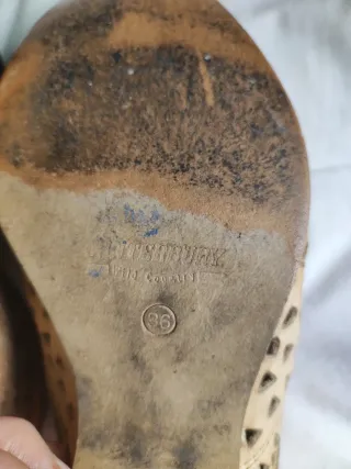 Zapatos Canterbury Talla 36.5 Beige