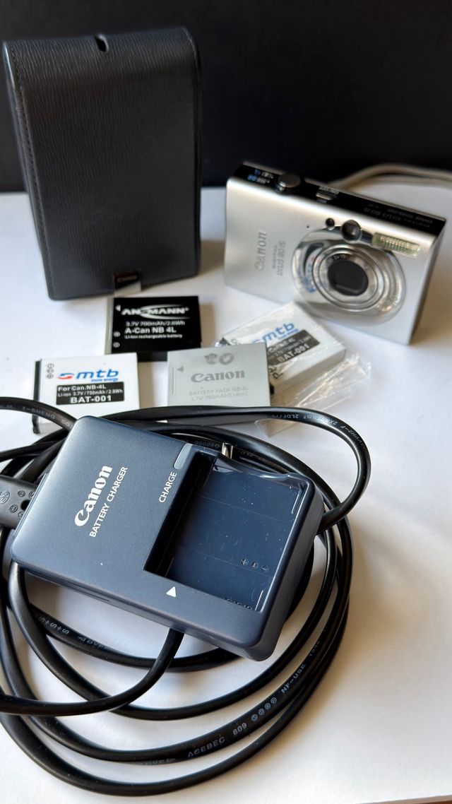 Cámara Canon IXUS 80 IS Plata sin caja