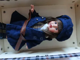 Baule e bambola Mariquita Perez in perfette condizioni