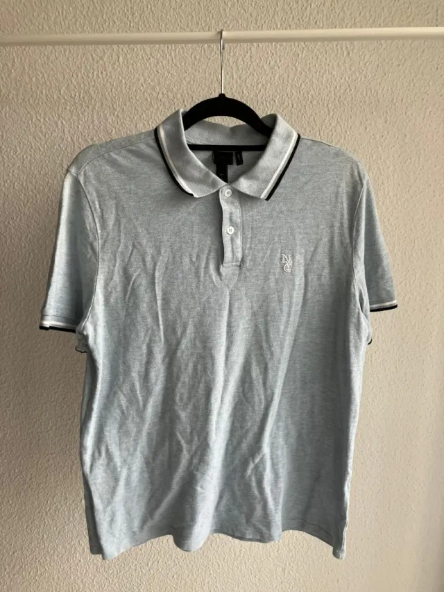 Polo Celeste Talla L