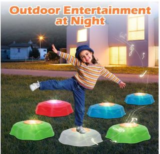 Piedras de equilibrio con luz y sonido