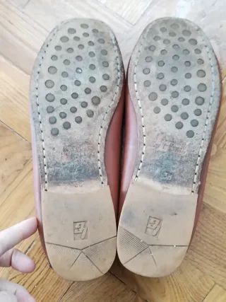 Mocasines LG piel marrón talla 38