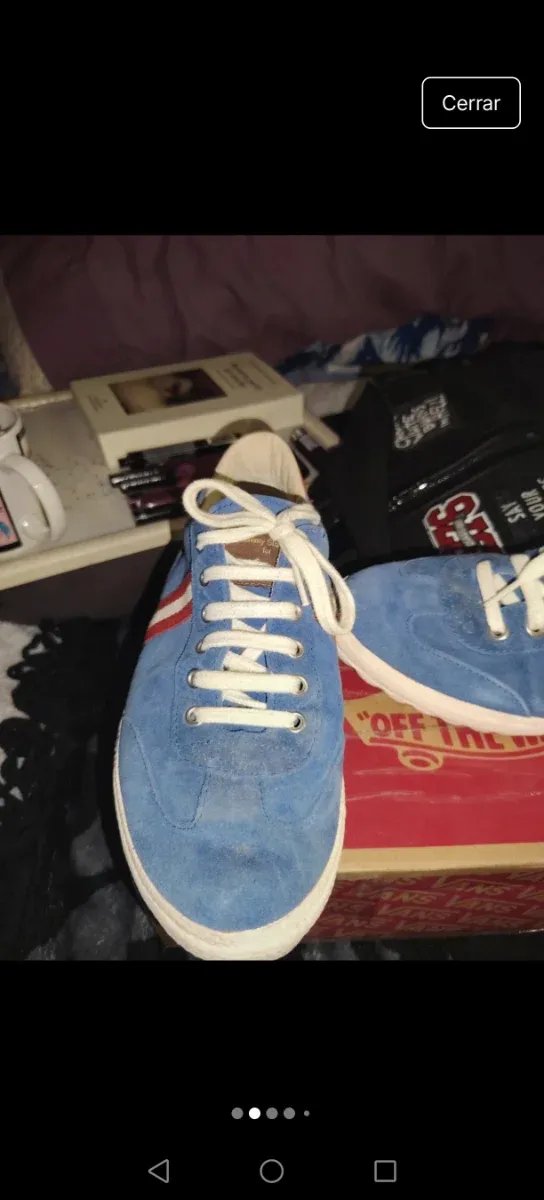 Zapatillas El Ganso Azul y Rojo