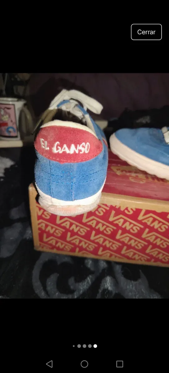 Zapatillas El Ganso Azul y Rojo