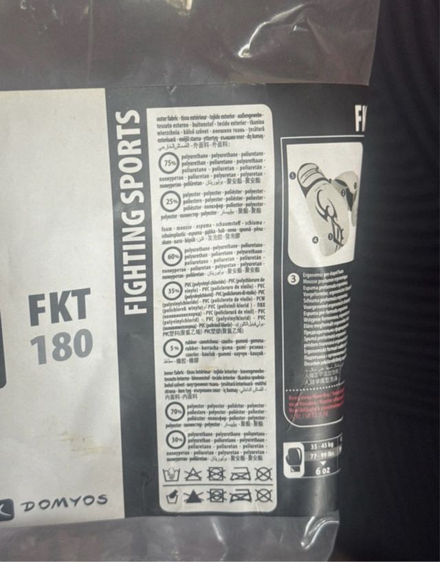 Saco de boxeo Lonsdale + guantes + cintas