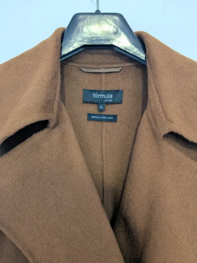 Chaleco de lana marrón talla XL