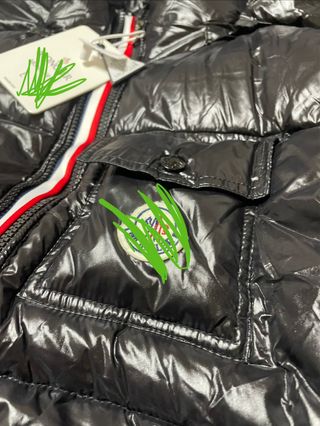 Moncler Piumino Nero Lucido (Rep)