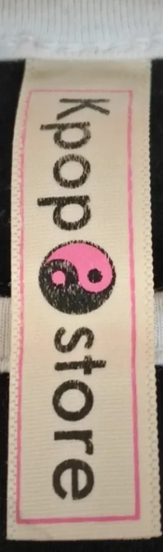 Top BTS elástico negro talla única