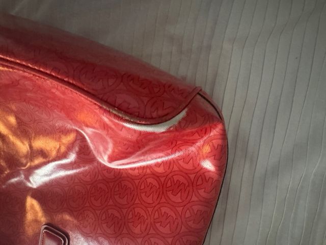 Bolso Michael Kors Rojo Coral Charol