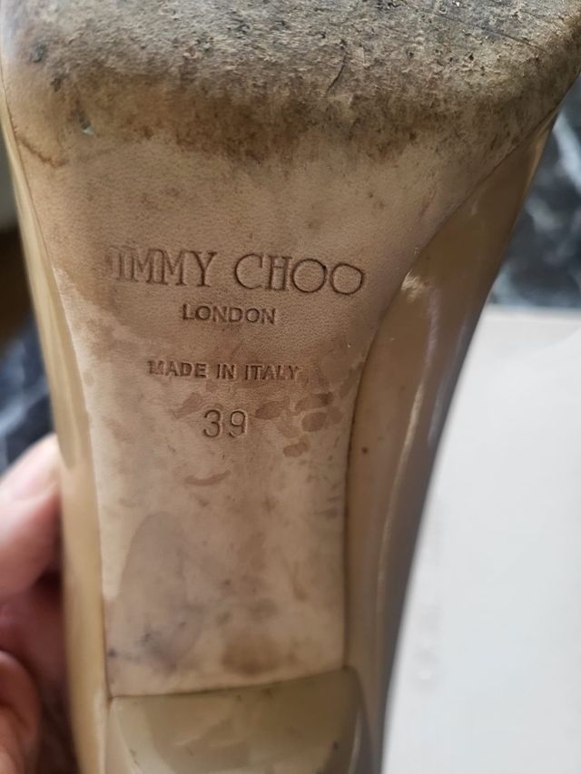 Zapatos de tacón Jimmy Choo beige