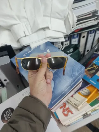 Gafas de Sol Sting Marrón y Dorado