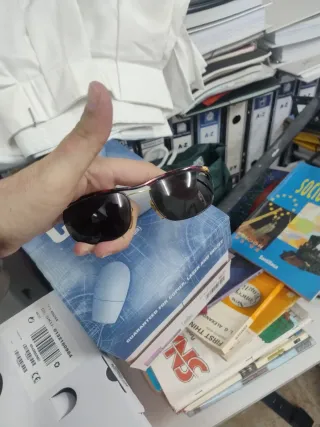 Gafas de Sol Sting Marrón y Dorado