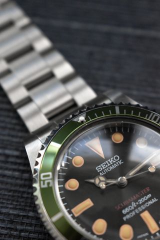Seiko Submariner NH35 Mod Automático Vintage