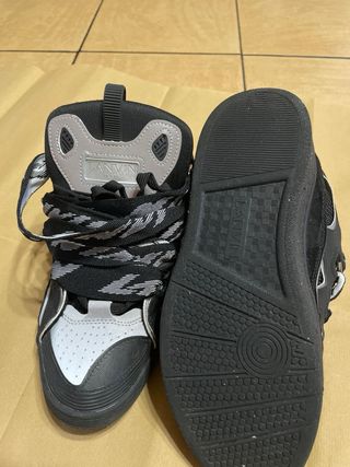 Lanvin Scarpe Sneakers Uomo Nero Argento (Rep)