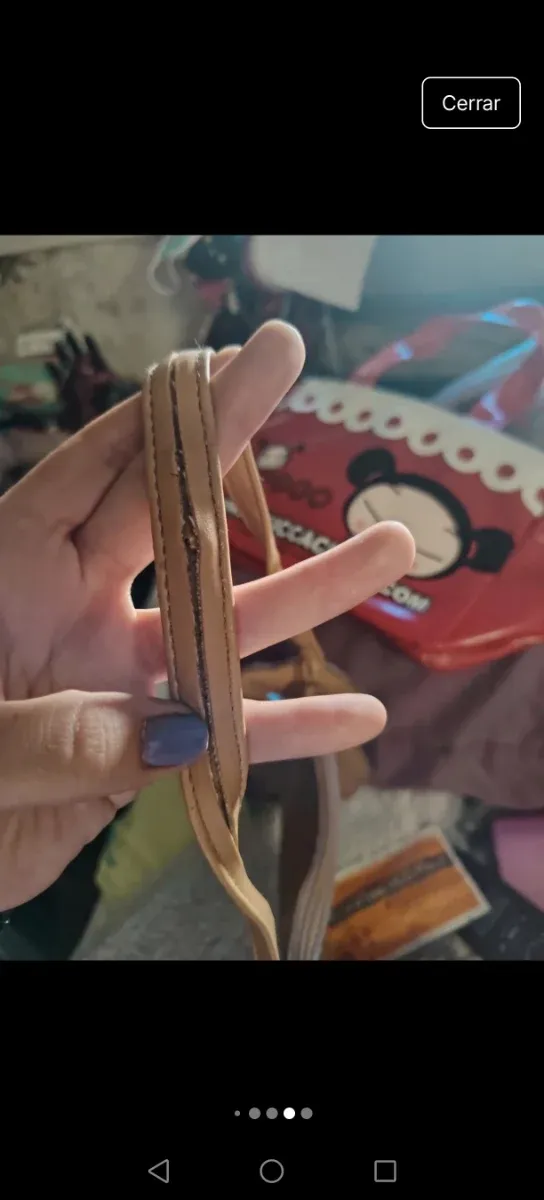 Bolso de ante con diseño de ositos