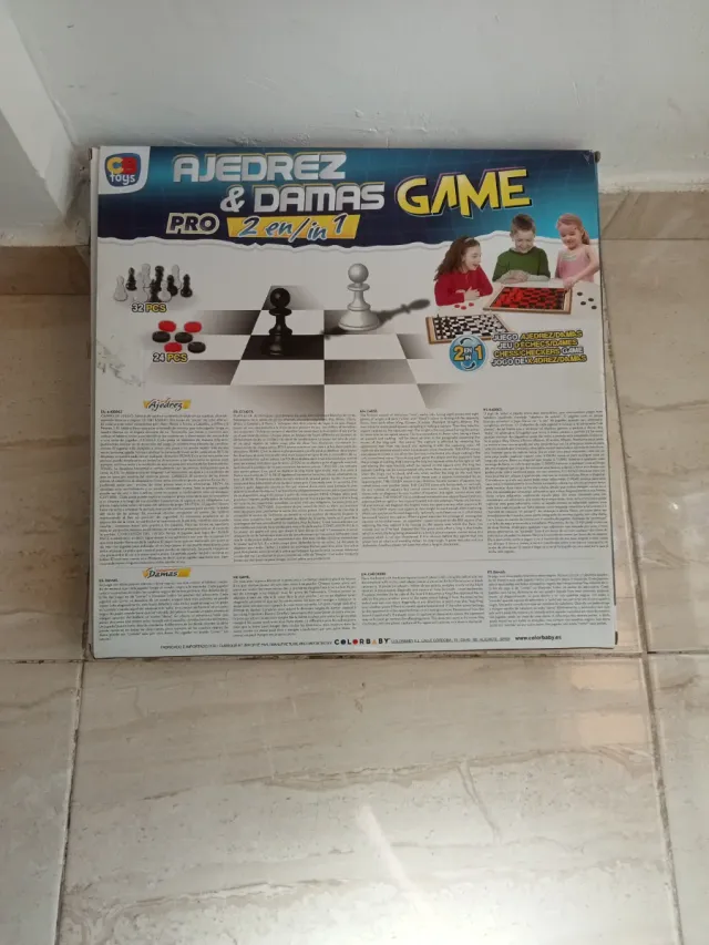 Ajedrez y Damas Juego 2 en 1