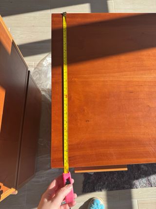 Comò 4 cassetti larghi in legno