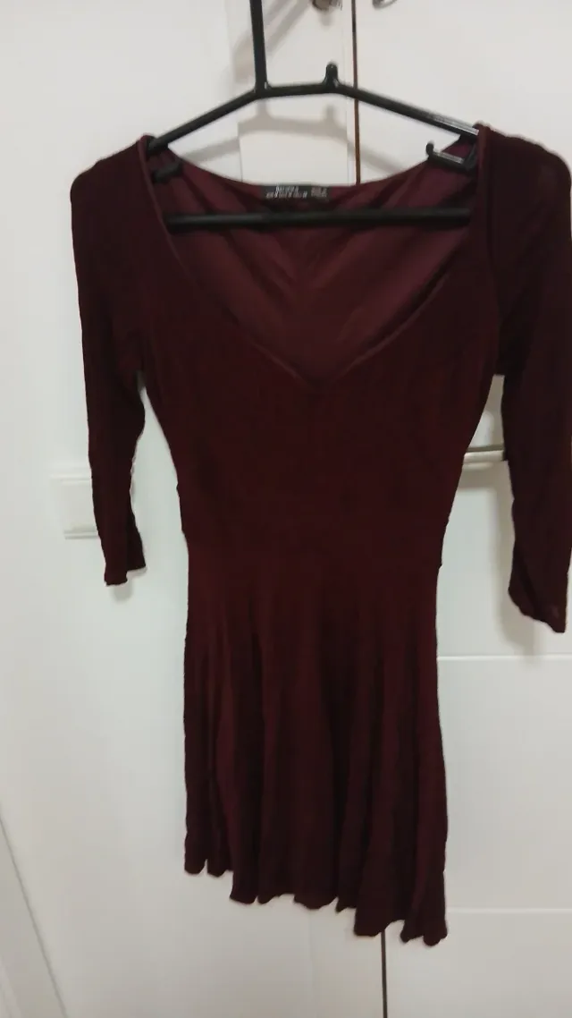 Vestido Bershka morado talla m