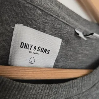 Sudadera Only & Sons Talla M-L Gris