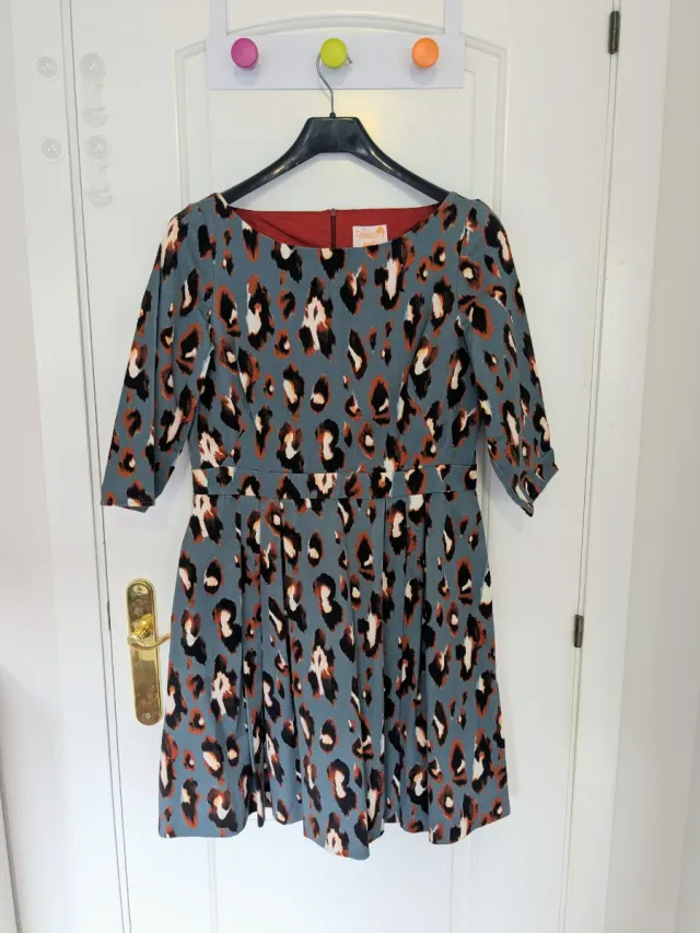 Vestido Dolores Promesas T44 Animal Print