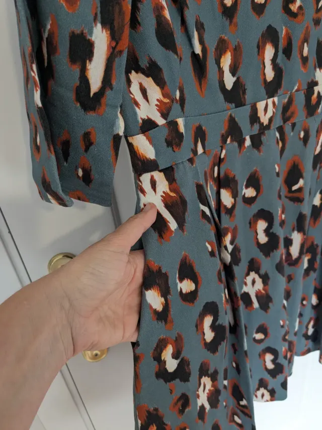 Vestido Dolores Promesas T44 Animal Print