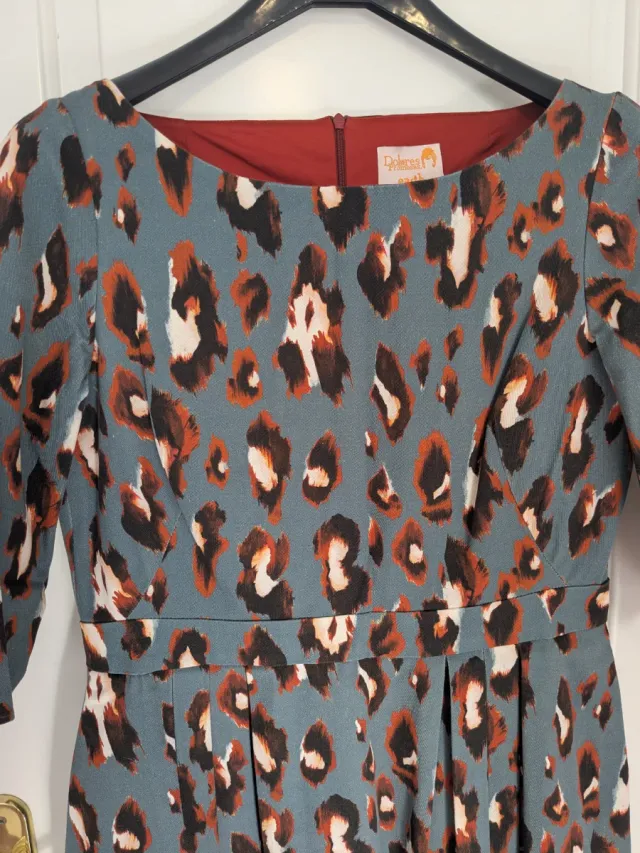 Vestido Dolores Promesas T44 Animal Print