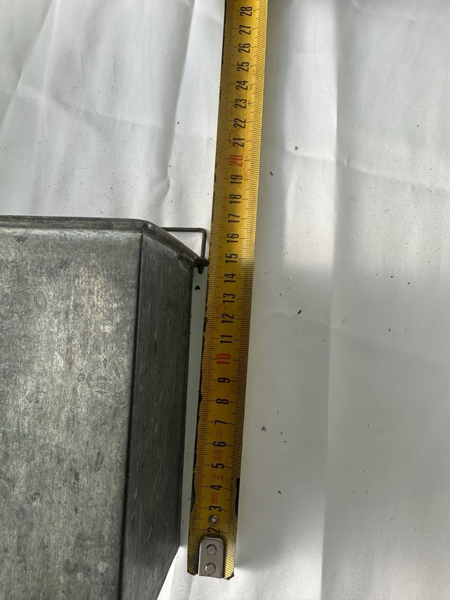 Cubeta de revelado antigua