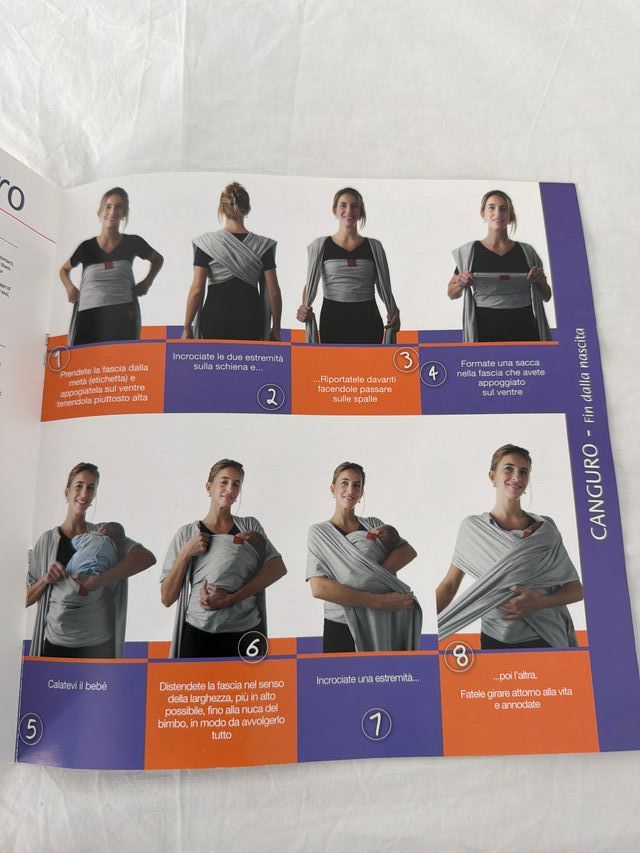 Faja portabebés babywrap Quaranta Settimane