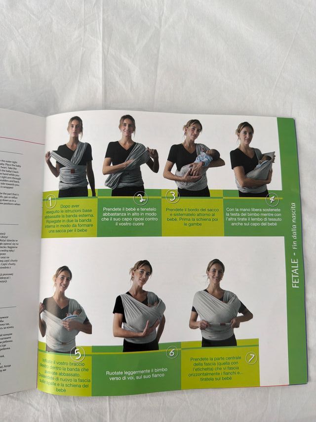 Faja portabebés babywrap Quaranta Settimane