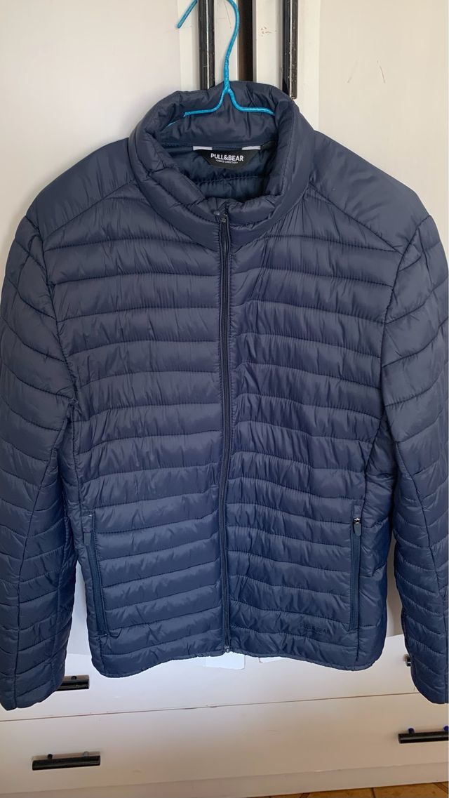 Chaqueta Pull&Bear azul acolchada