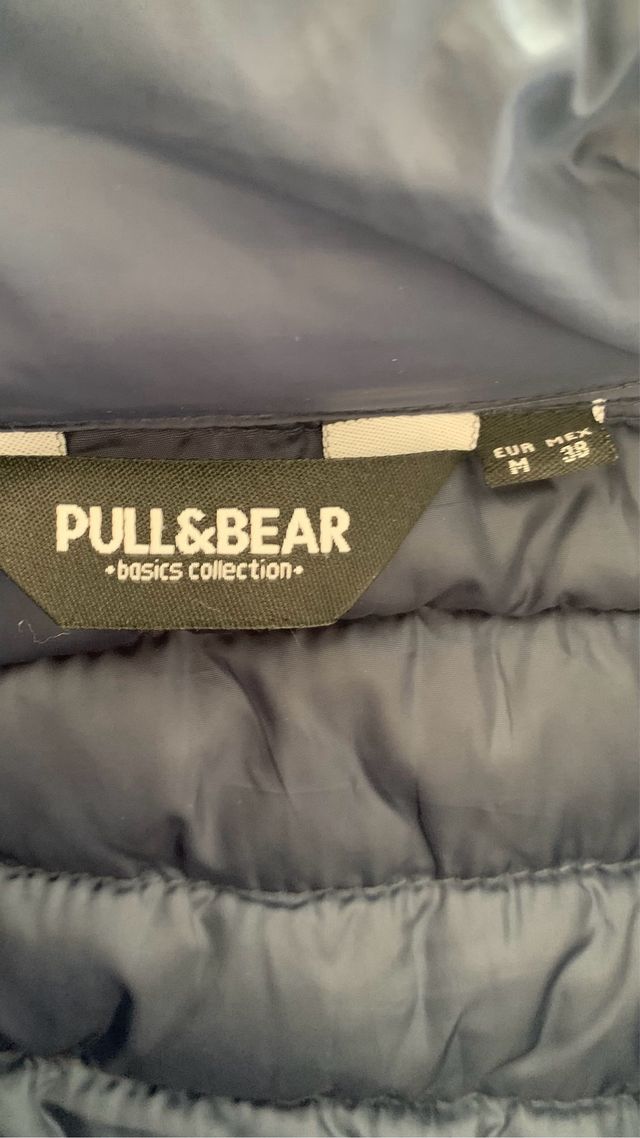 Chaqueta Pull&Bear azul acolchada