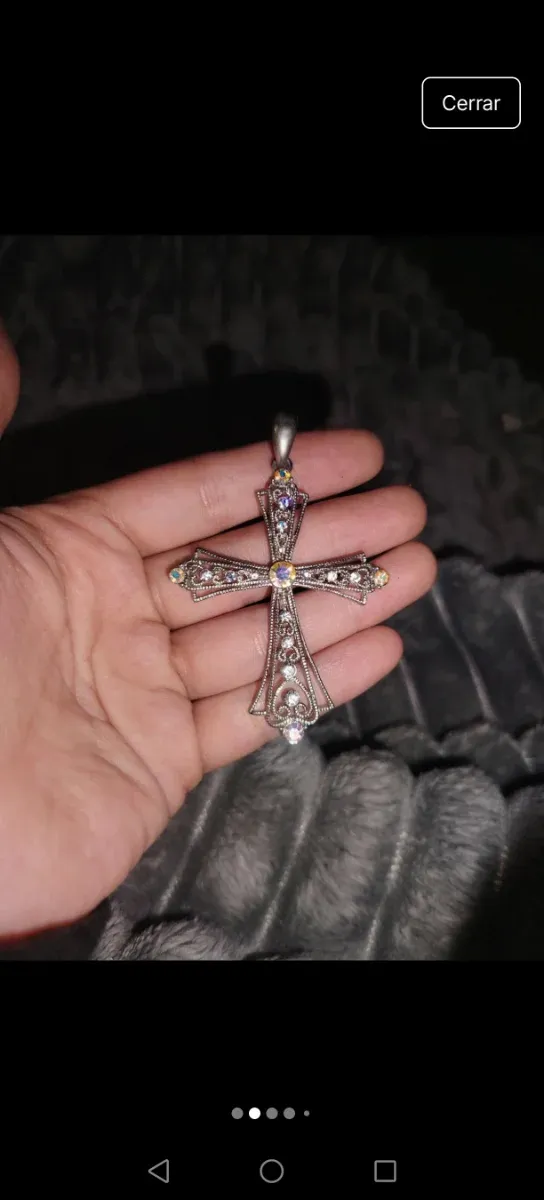 Colgante Cruz Estilo Isabelino