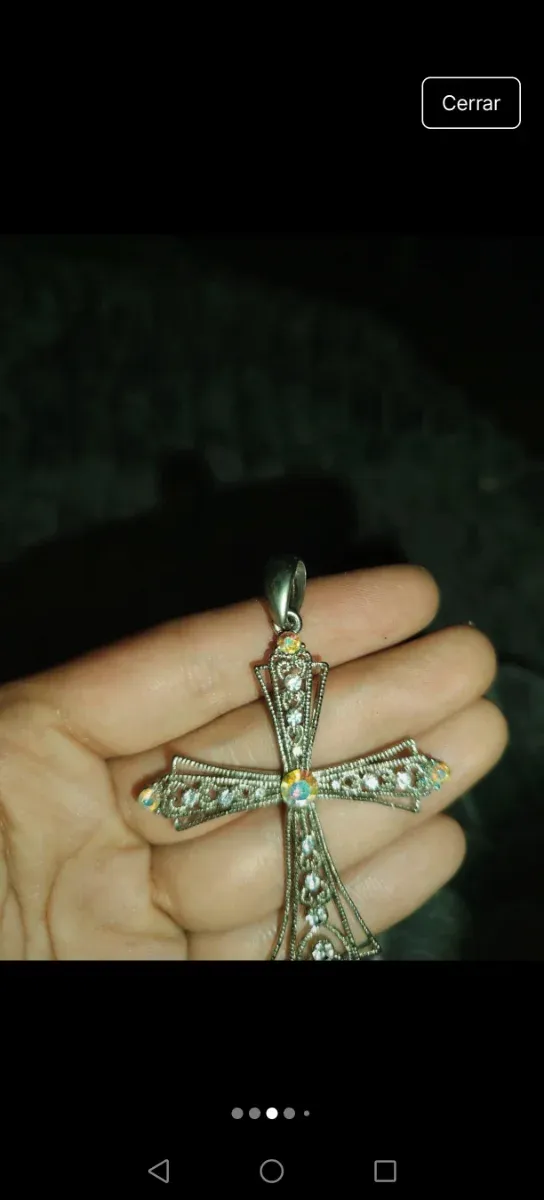 Colgante Cruz Estilo Isabelino