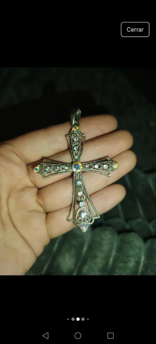 Colgante Cruz Estilo Isabelino