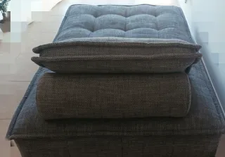 Sofás modulares Maisons du Monde gris. 2 piezas.