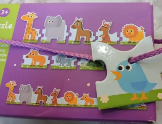 Puzzle Djeco 10 piezas animales pequeños y grandes