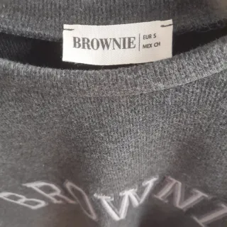 Jersey Brownie gris con logo