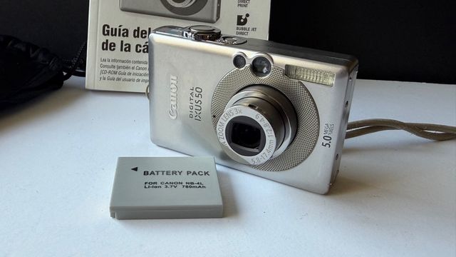 Canon IXUS 50 Cámara Digital Plata
