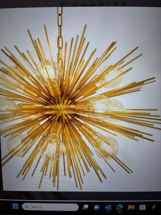 Lámpara de techo Boivin Eichholtz dorada