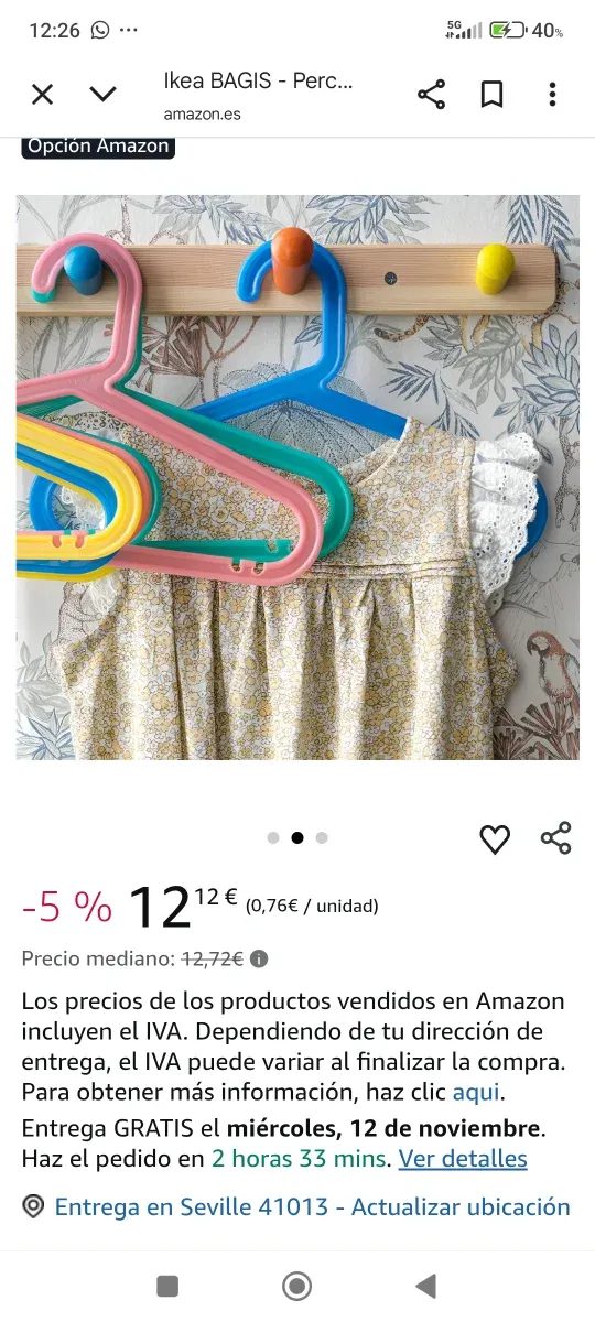 10 Perchas Infantiles Ikea Colorines