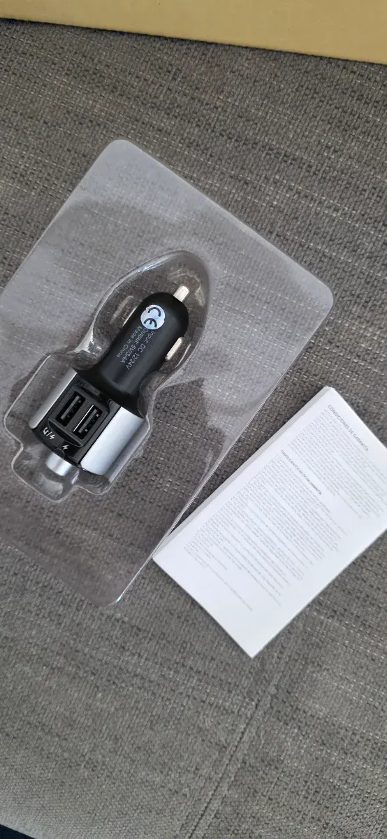 Cargador Coche VIETA Mechero 2 puertos.