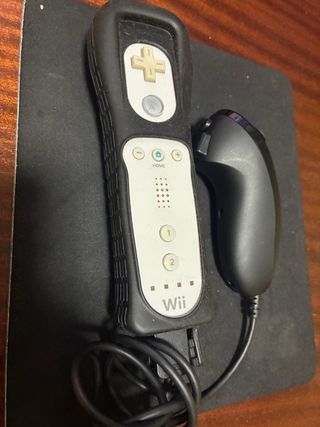 Mando Wii con Nunchuk Negro